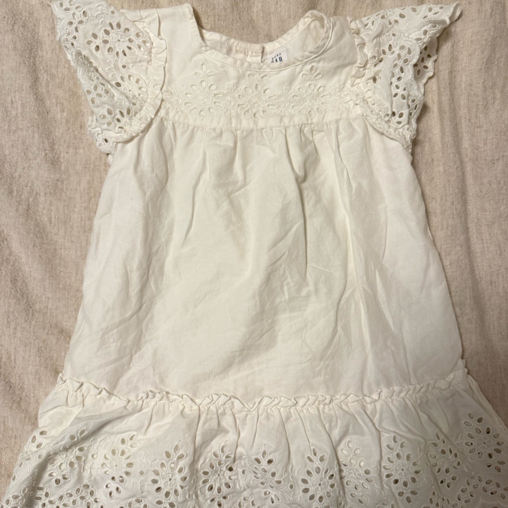 GAP White Eyelet Dress for Toddlers